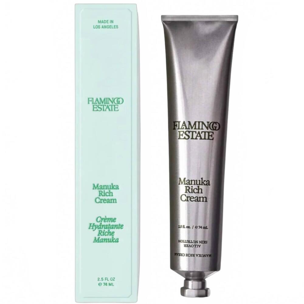 NEW FLAMINGO ESTATE manuka honey rich hand cream in silver